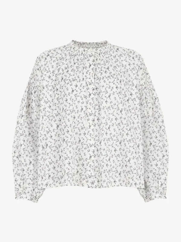 Sienna Floral-Print Cotton Blouse sold by iris