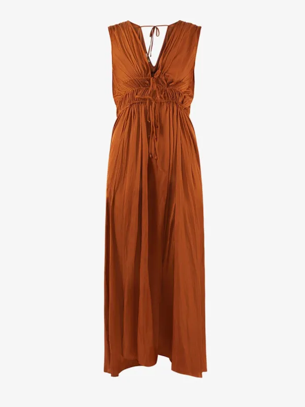 Preziosa Gathered Midi Dress made by Sessun