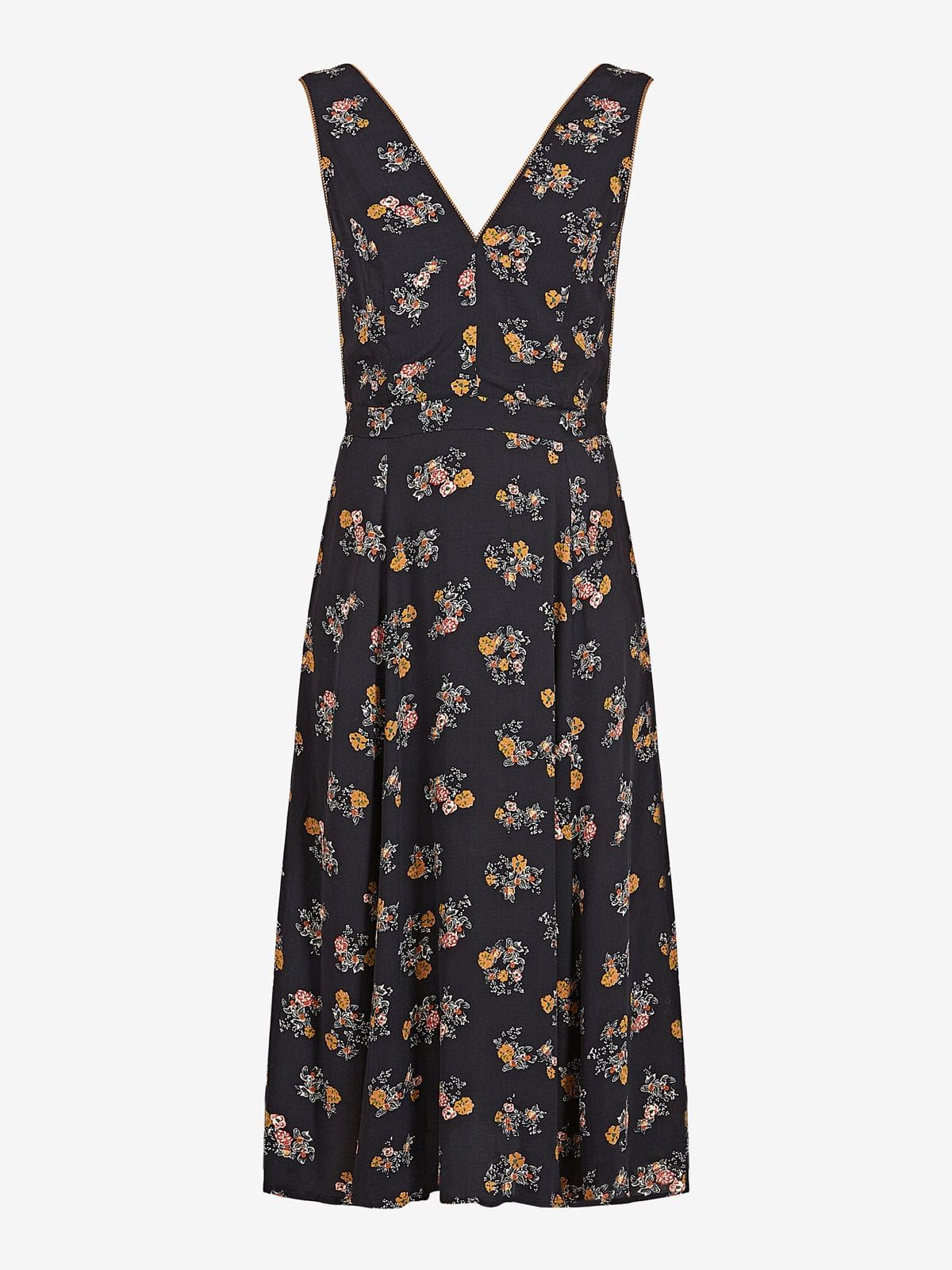 Meijia V-Neck Floral Midi Dress sold by iris