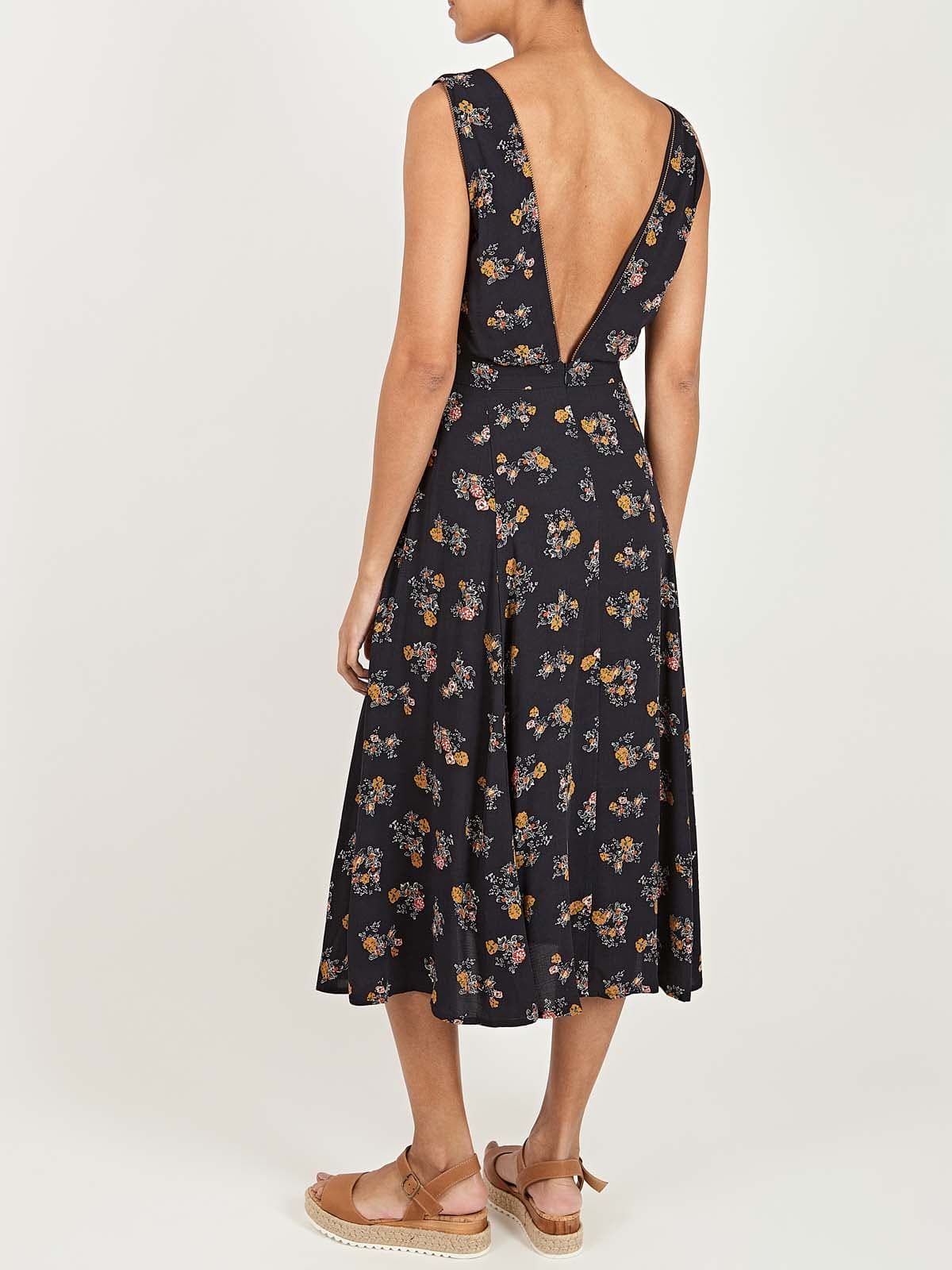 Meijia V-Neck Floral Midi Dress sold by iris product image thumbnail 4