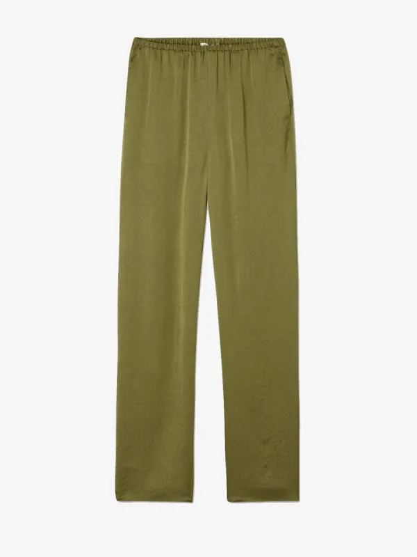 Widland Silky Trouser- Khaki made by iris