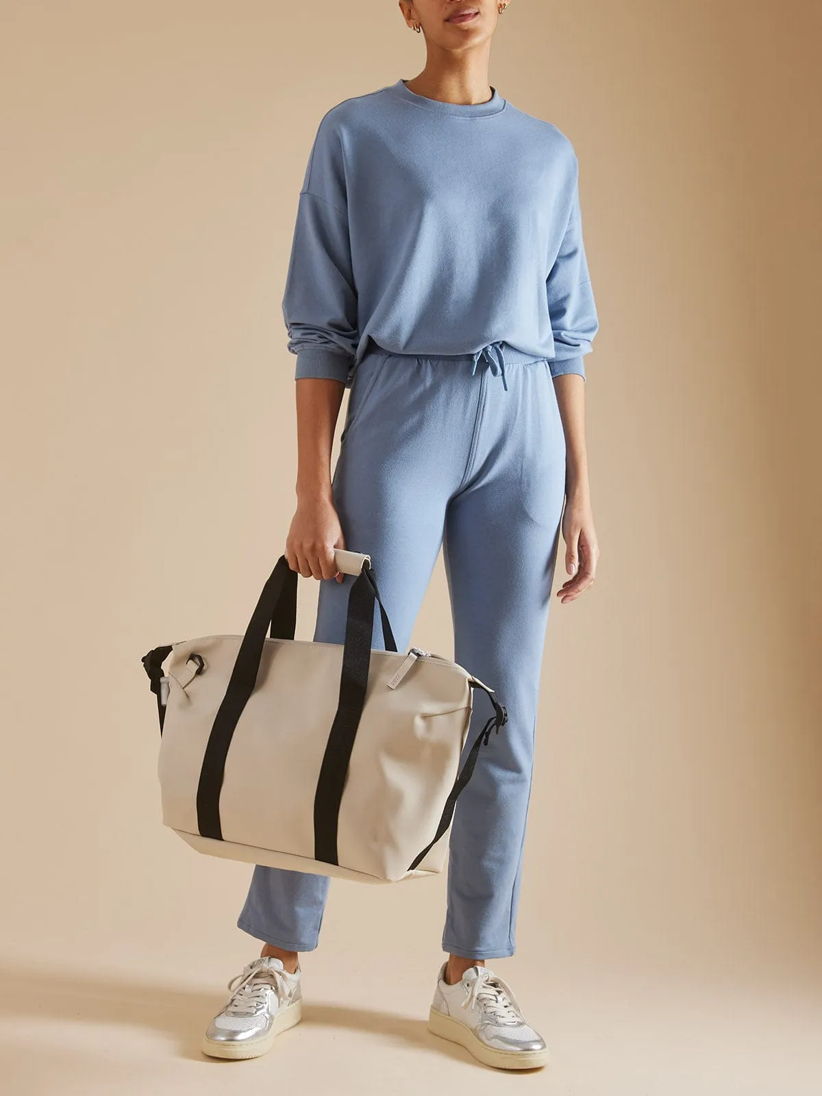 Mya Oversized Crew Neck Top - Light Blue sold by iris product image thumbnail 5
