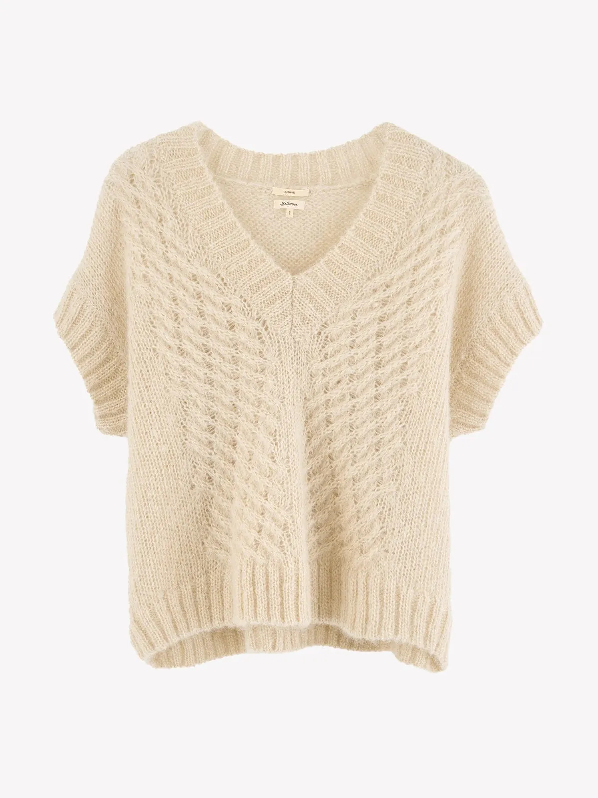 Abevy Tank Knit – Cream sold by iris