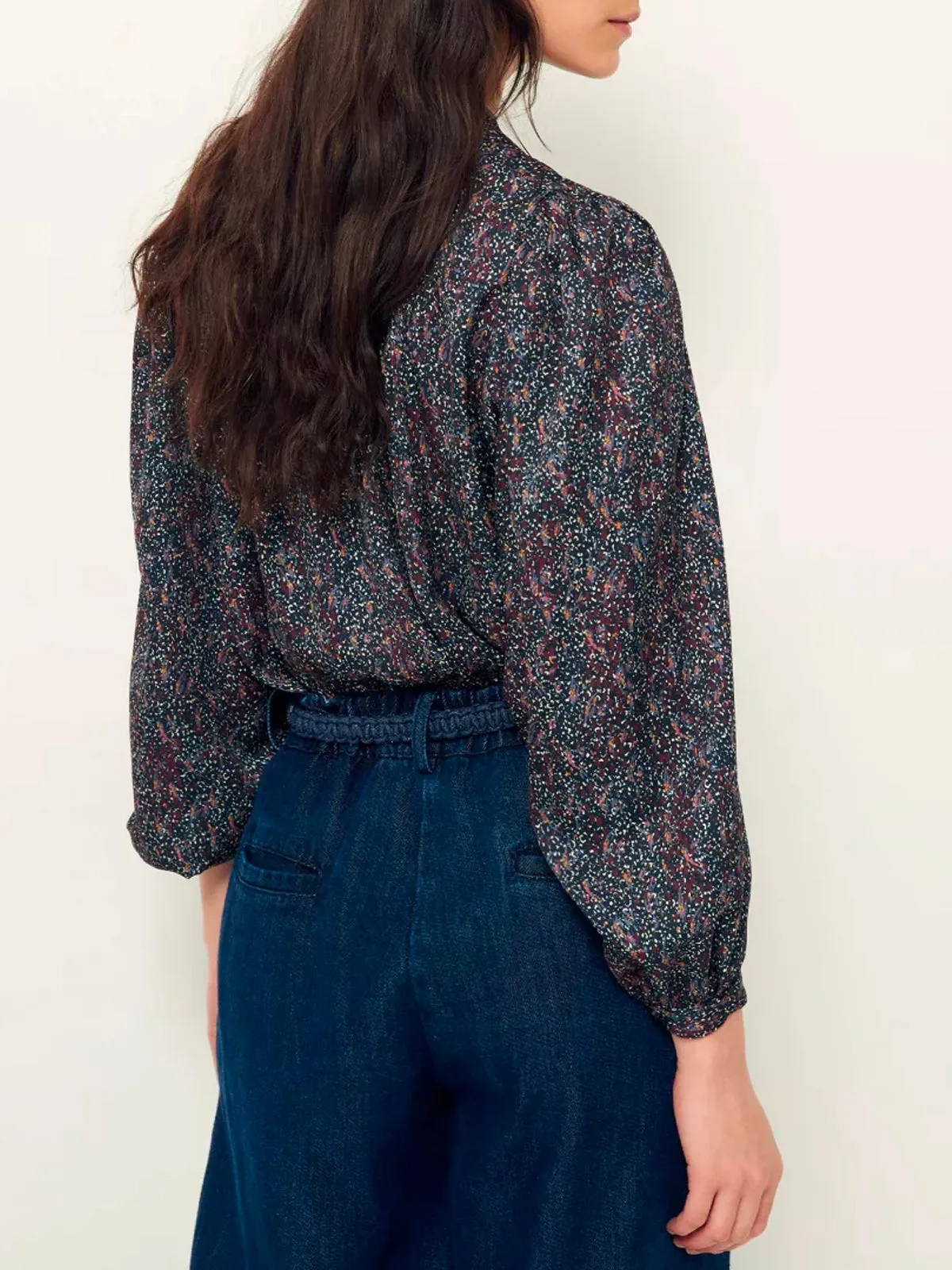 Leonce Blouse – Navy sold by iris product image thumbnail 3