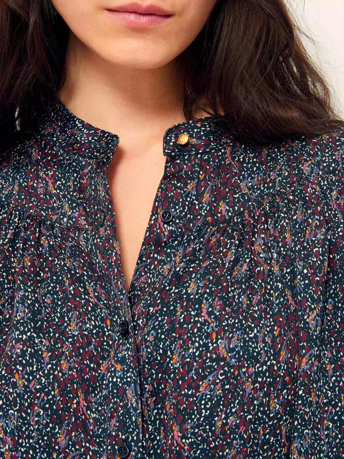 Leonce Blouse – Navy sold by iris product image thumbnail 4