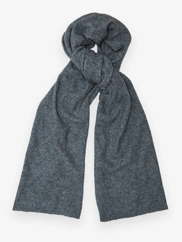 Evia Cashmere Scarf- Grey sold by iris