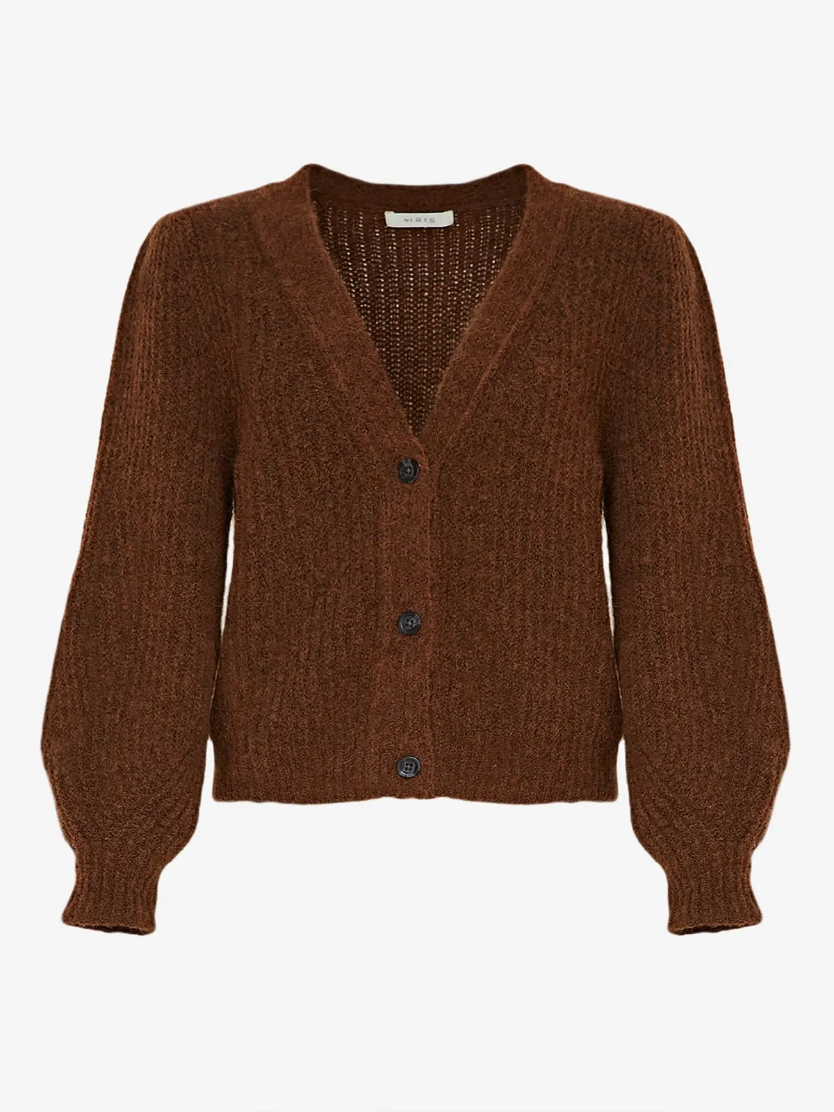Mabel Alpaca Cardigan- Chocolate Brown sold by iris product image thumbnail 4