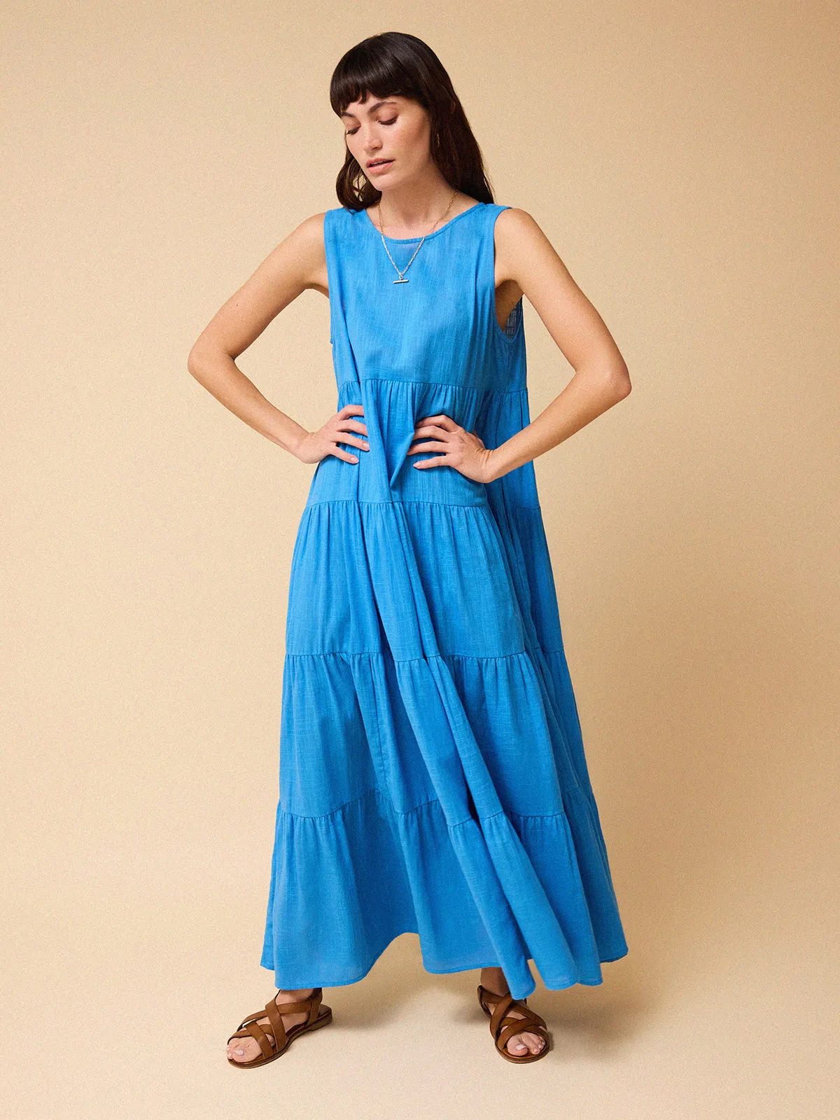 Mary Maxi Dress – Blue sold by iris product image thumbnail 3