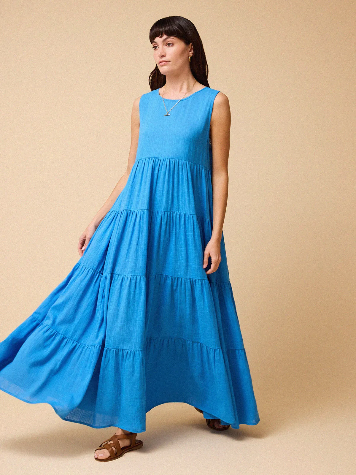 Mary Maxi Dress – Blue sold by iris