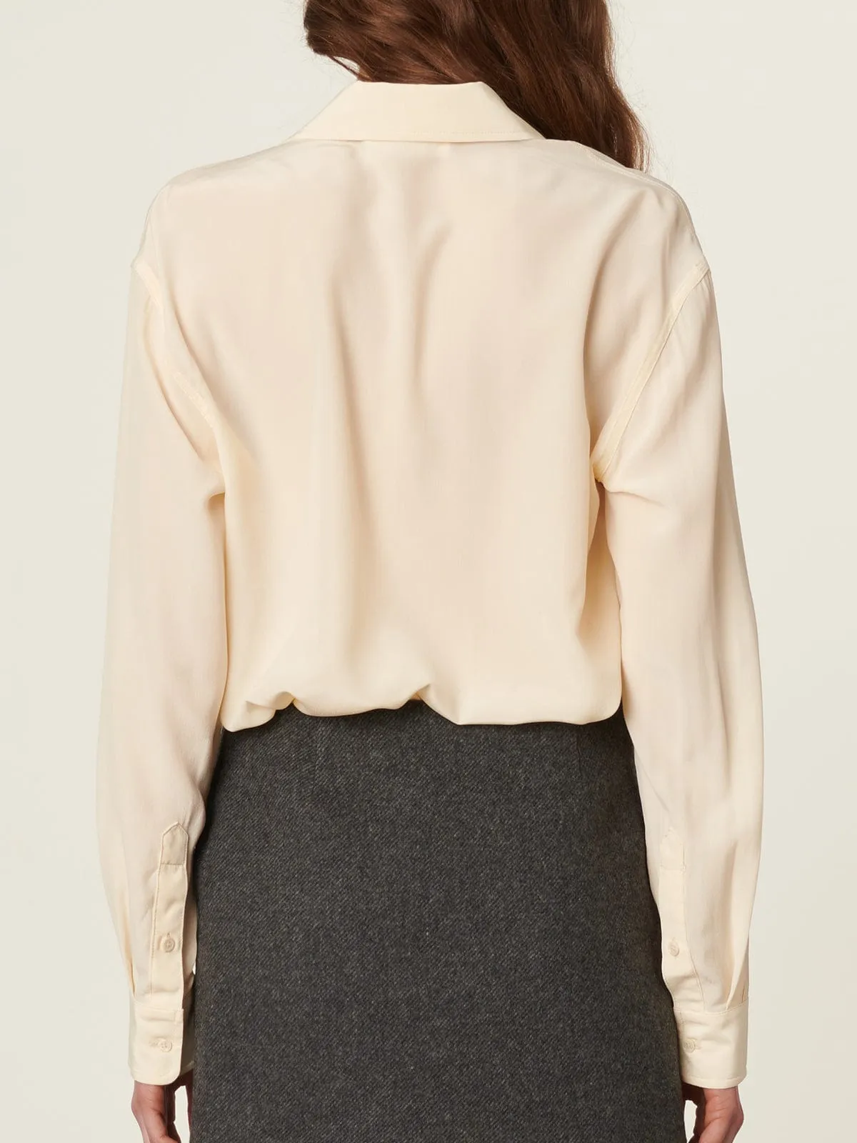 Druyat Silk Shirt- Ecru sold by iris product image thumbnail 3