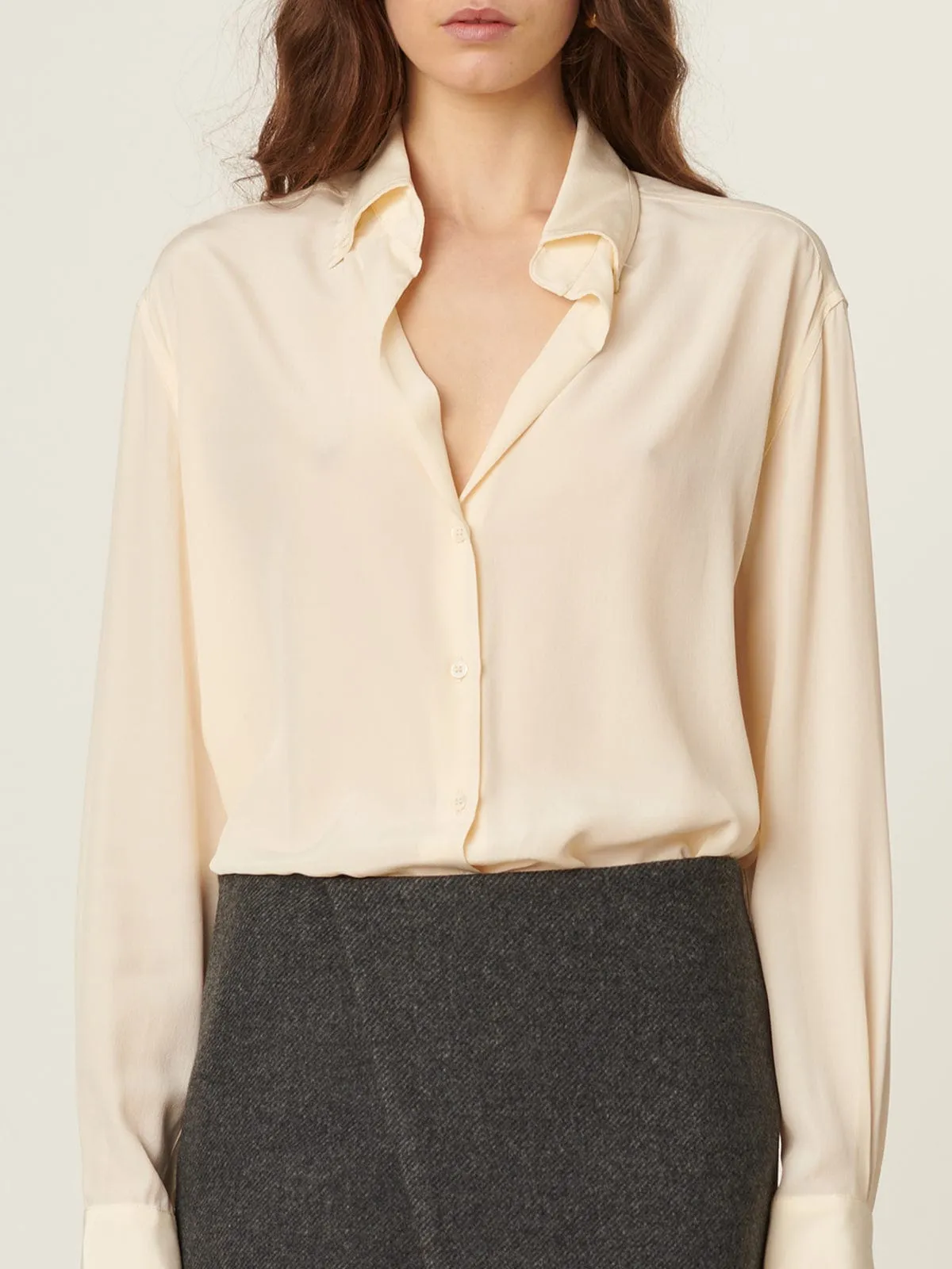 Druyat Silk Shirt- Ecru sold by iris product image thumbnail 2