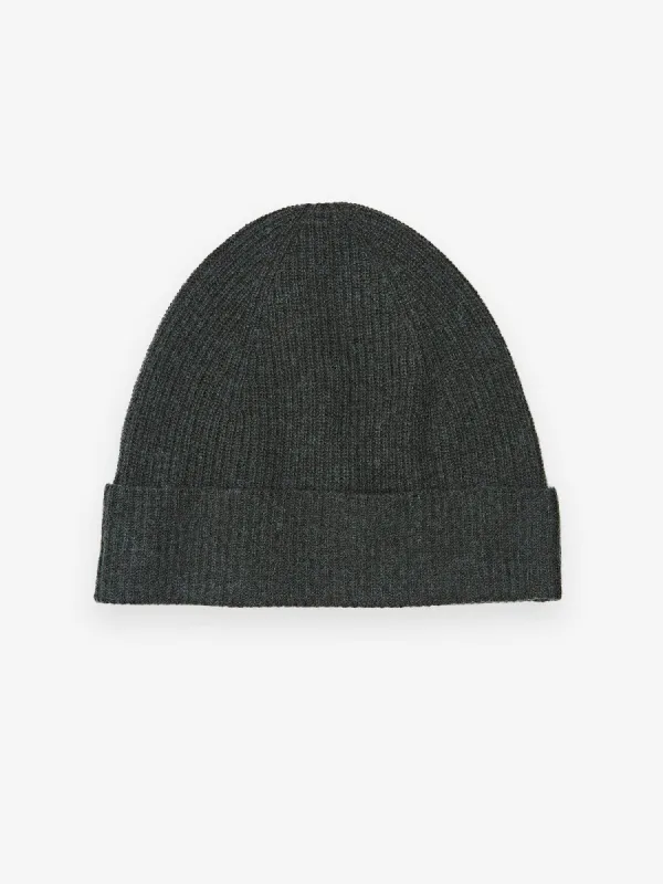 Beth Cashmere Beanie- Khaki sold by iris
