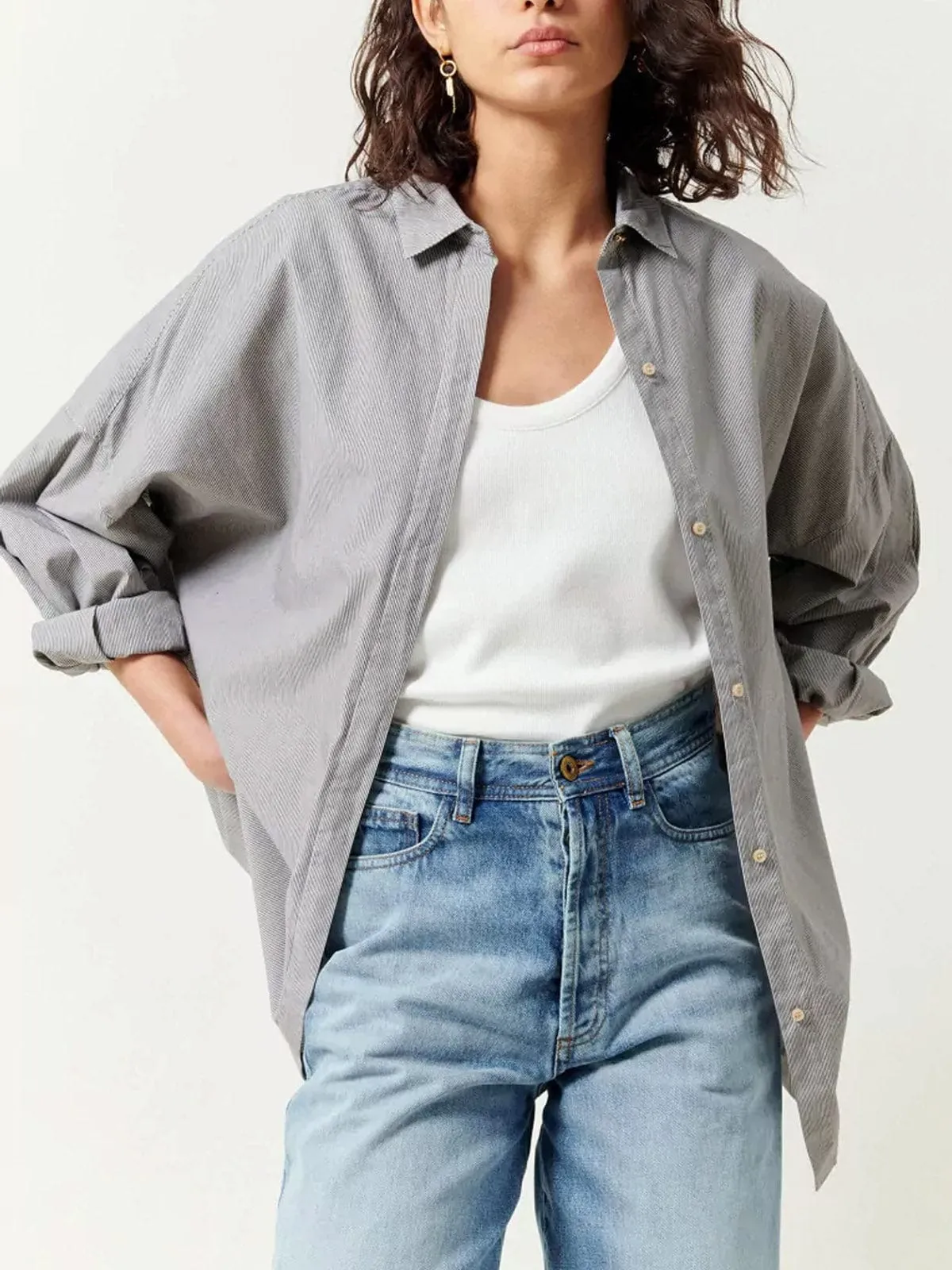 Fuji Shirt- Grey sold by iris product image thumbnail 2