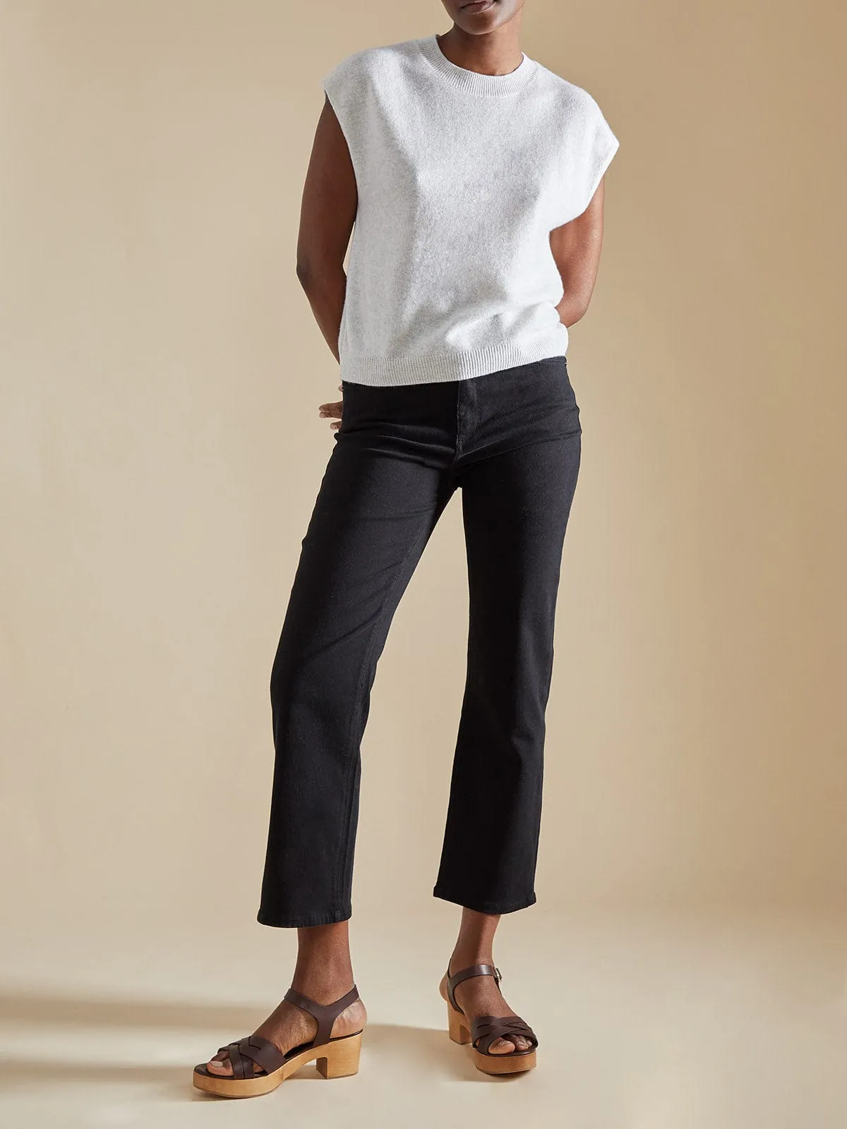 Lucca Crew Neck Tank- Light Grey sold by iris product image thumbnail 2