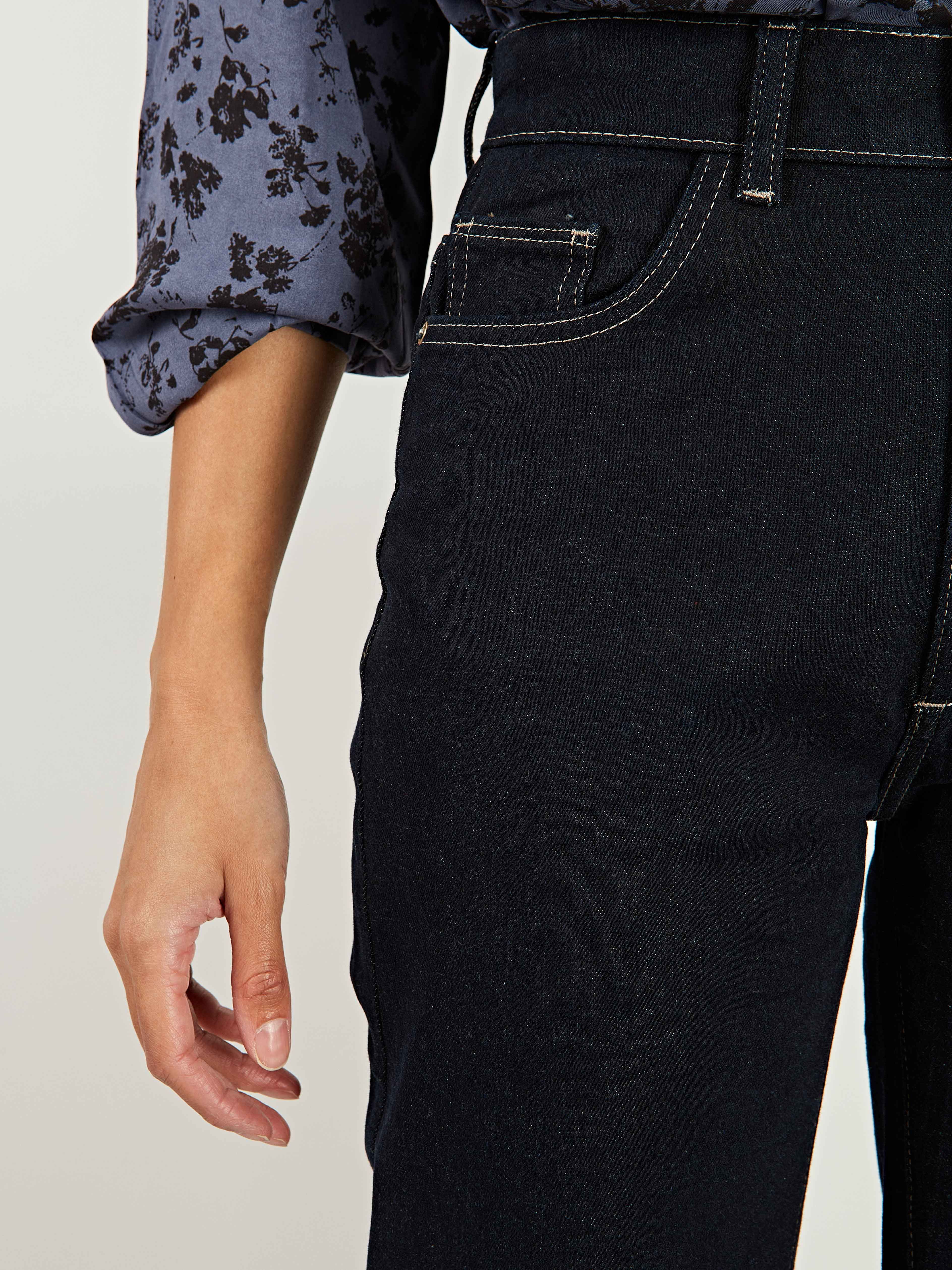 Hepburn Wide Leg Navy Jeans sold by iris product image thumbnail 4