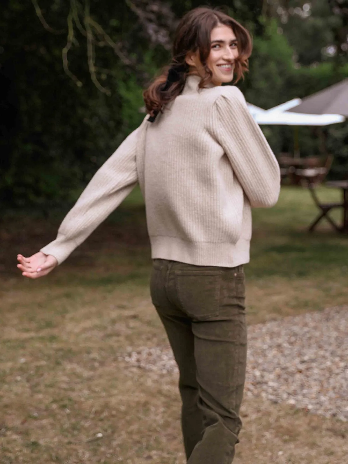 Diana Ribbed Turtle-Neck Jumper sold by iris product image thumbnail 3