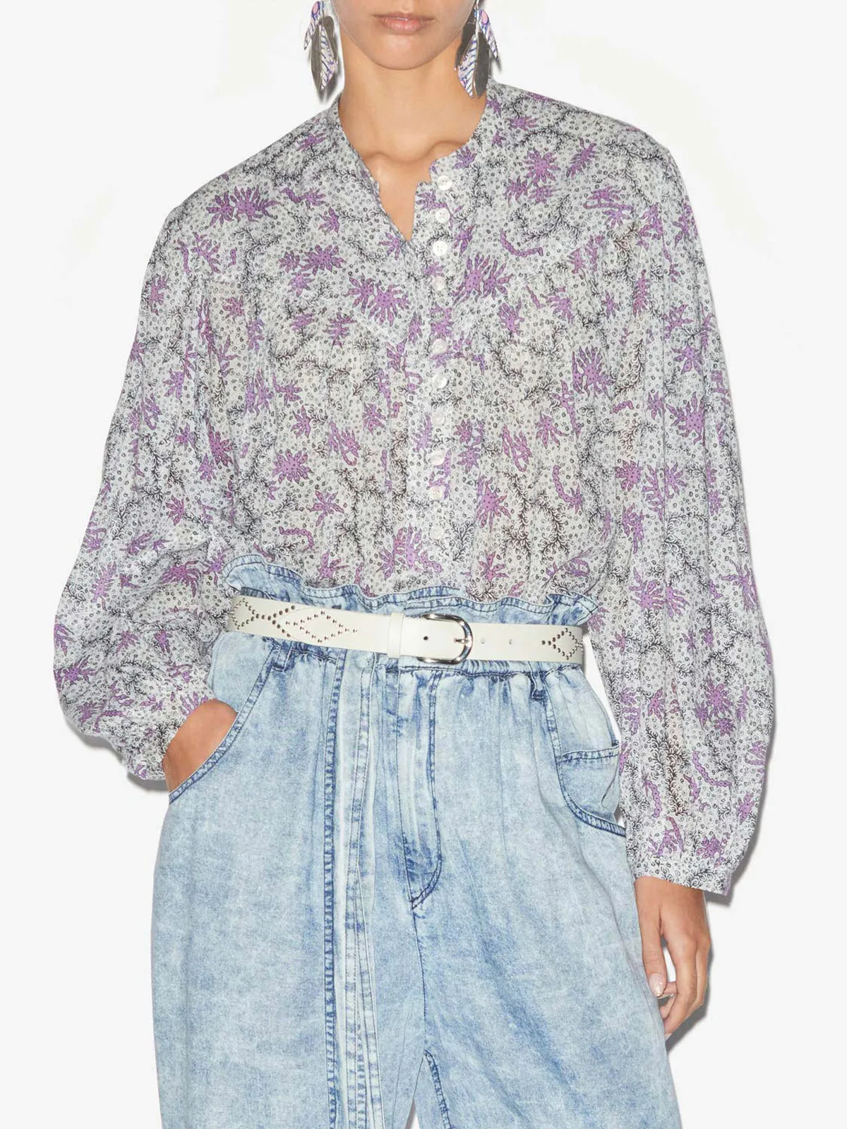 Salika Blouse – Ochre and Black sold by iris product image thumbnail 2