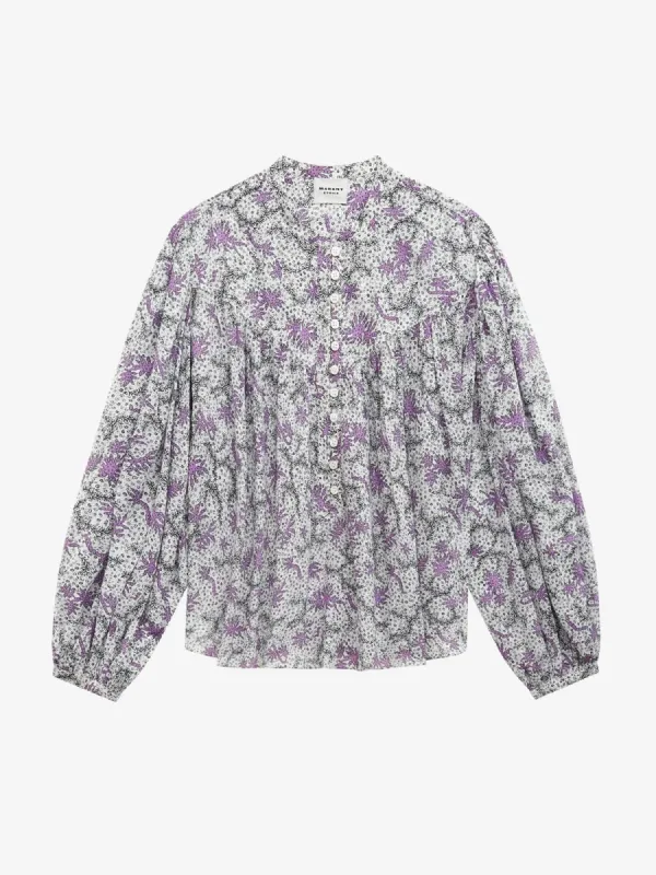 Salika Blouse – Ochre and  Black sold by iris