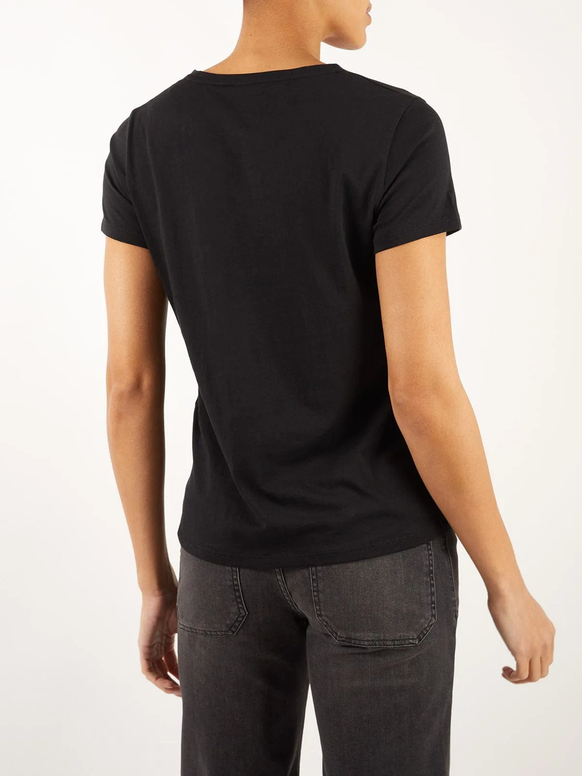 Eve Pima Cotton Crew Neck Black sold by iris product image thumbnail 3