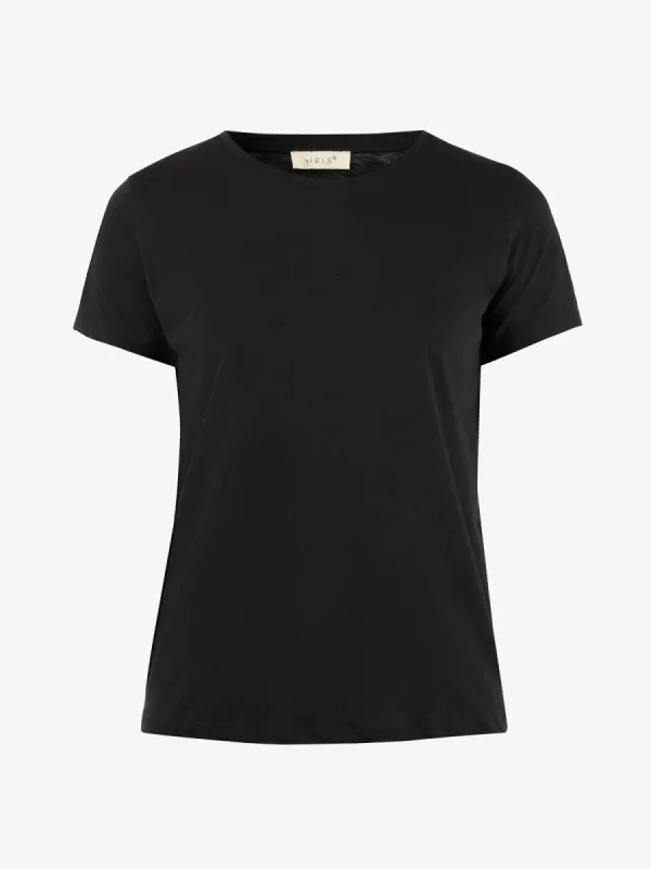 Eve Pima Cotton Crew Neck Black made by iris