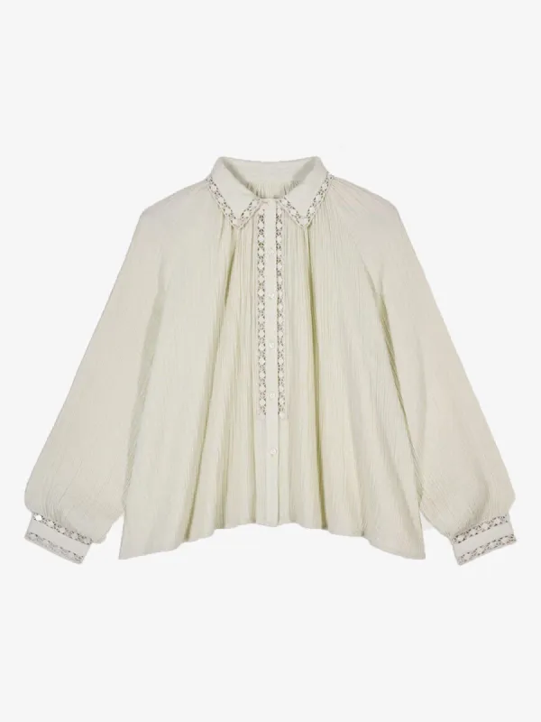 Sohelia Shirt- Cream sold by iris
