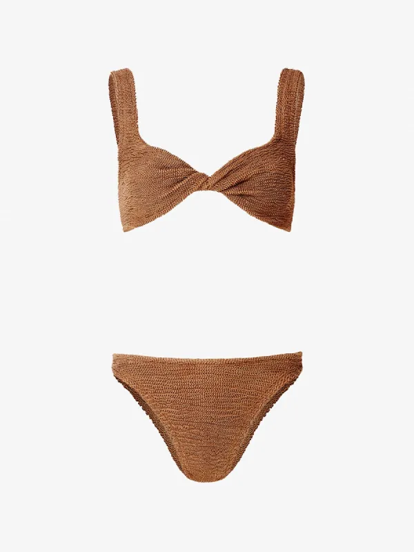 Juno Metallic Bikini - Bronze made by Hunza G