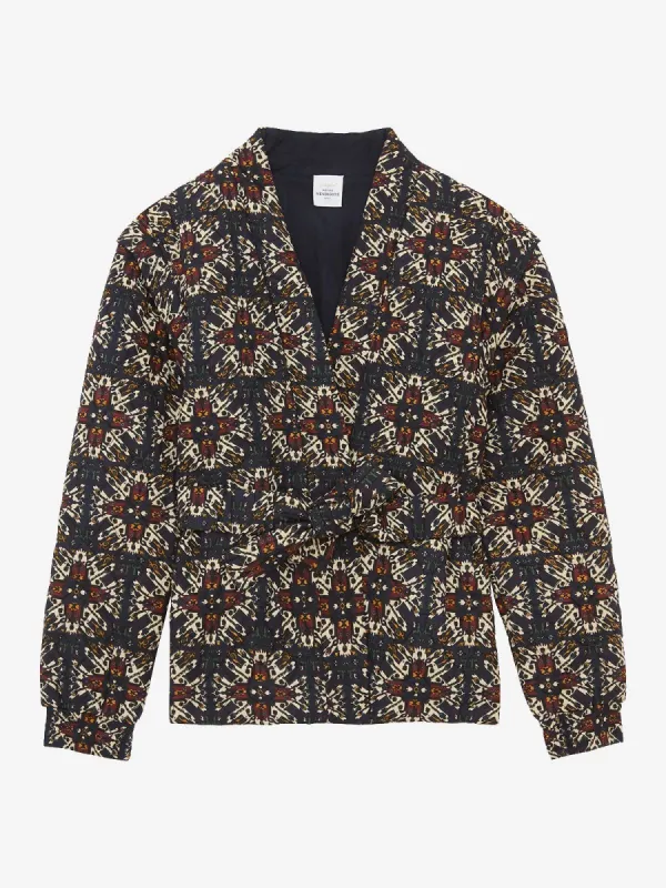 Olivia Tibet Print Quilted Jacket sold by iris