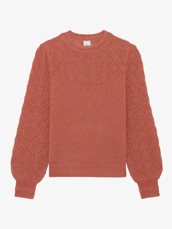 Mino Lace Knit - Dusty Pink made by iris