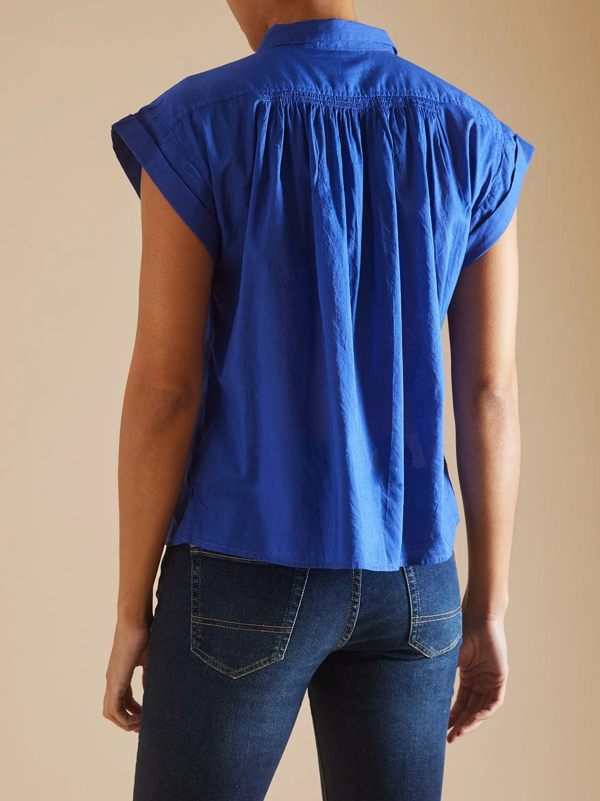 Emma Shirt - Blue sold by iris product image thumbnail 3