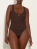 Celine Metallic Swimsuit - Brown sold by iris