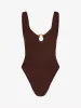 Celine Metallic Swimsuit - Brown sold by iris