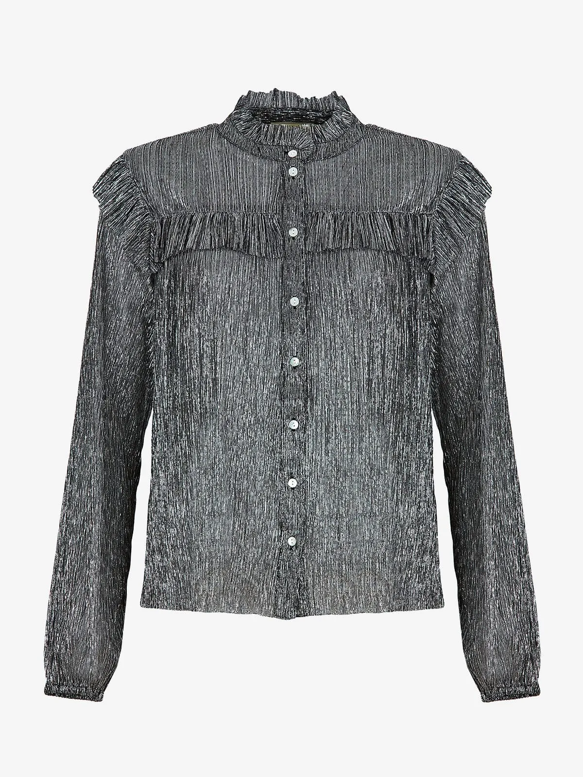 Imae Frill Lurex Blouse sold by iris product image thumbnail 4