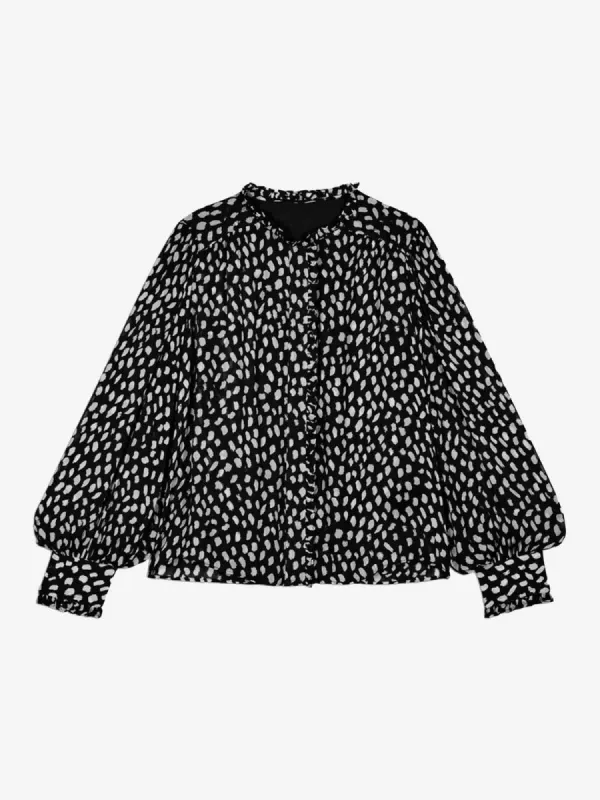Bingo Top- Black and White made by iris