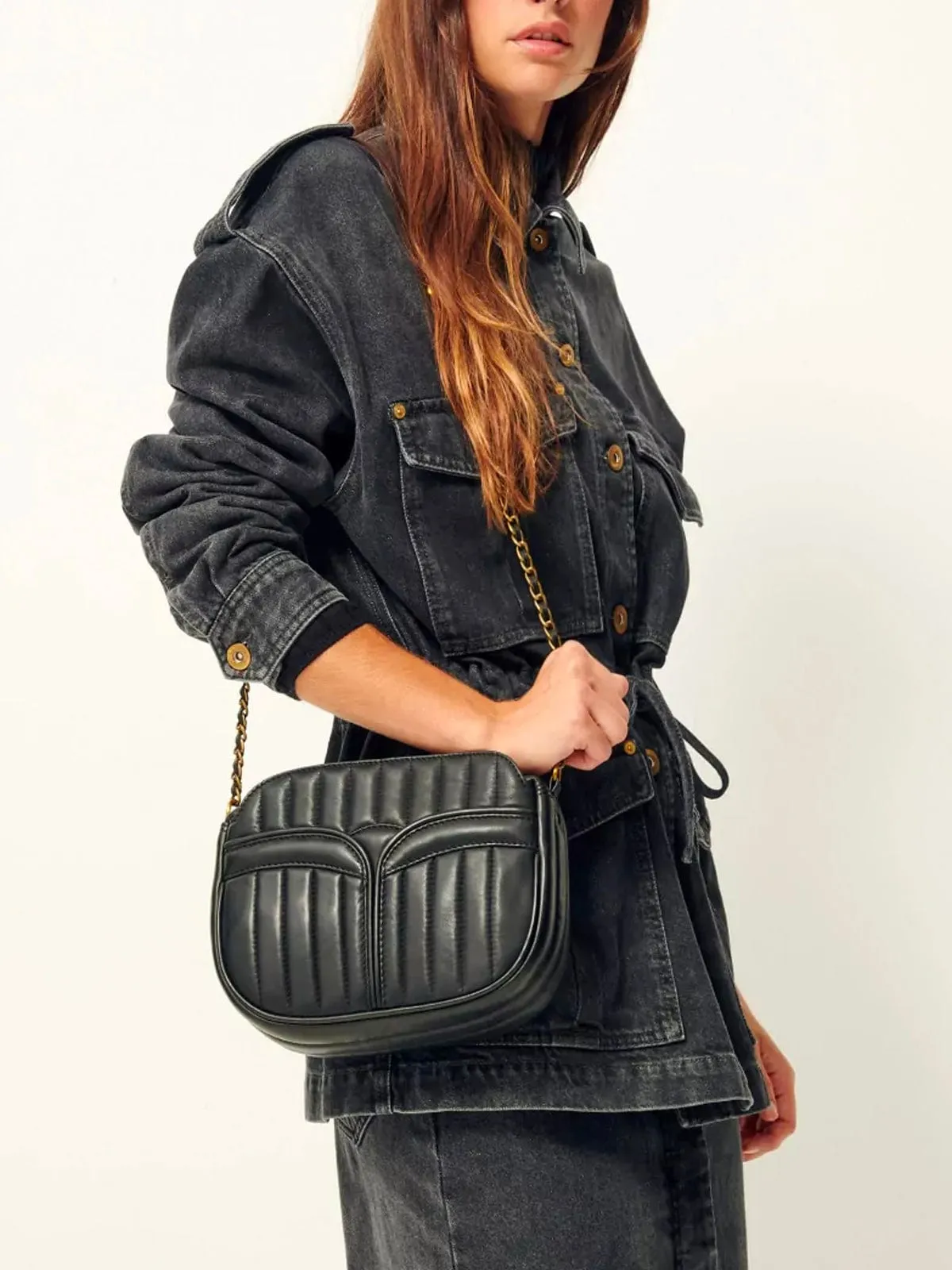 Divine Leather Bag- Black sold by iris product image thumbnail 4
