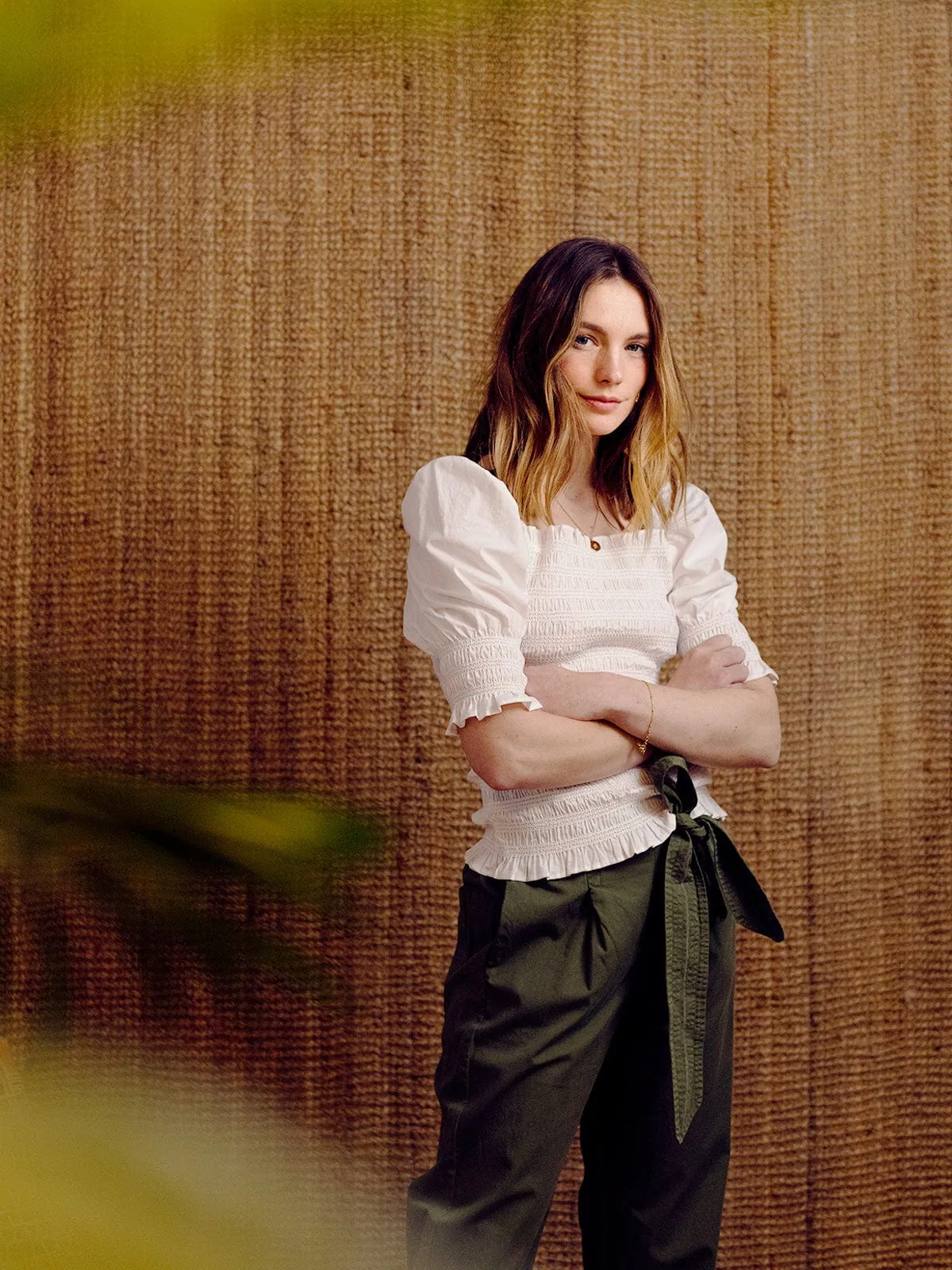 Rocky Cotton Trouser- Dark Khaki sold by iris product image thumbnail 3