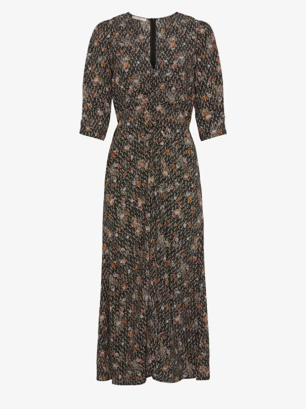 Nylia Rushed Floral Dress made by iris