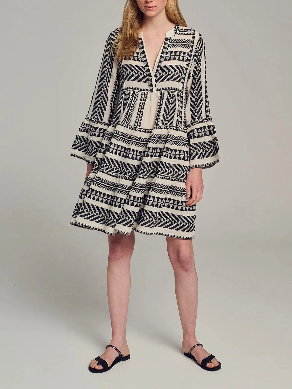 Ella Dress – Black and White sold by iris product image thumbnail 2
