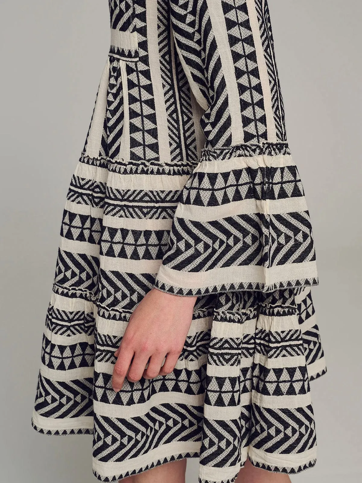 Ella Dress – Black and White sold by iris product image thumbnail 4