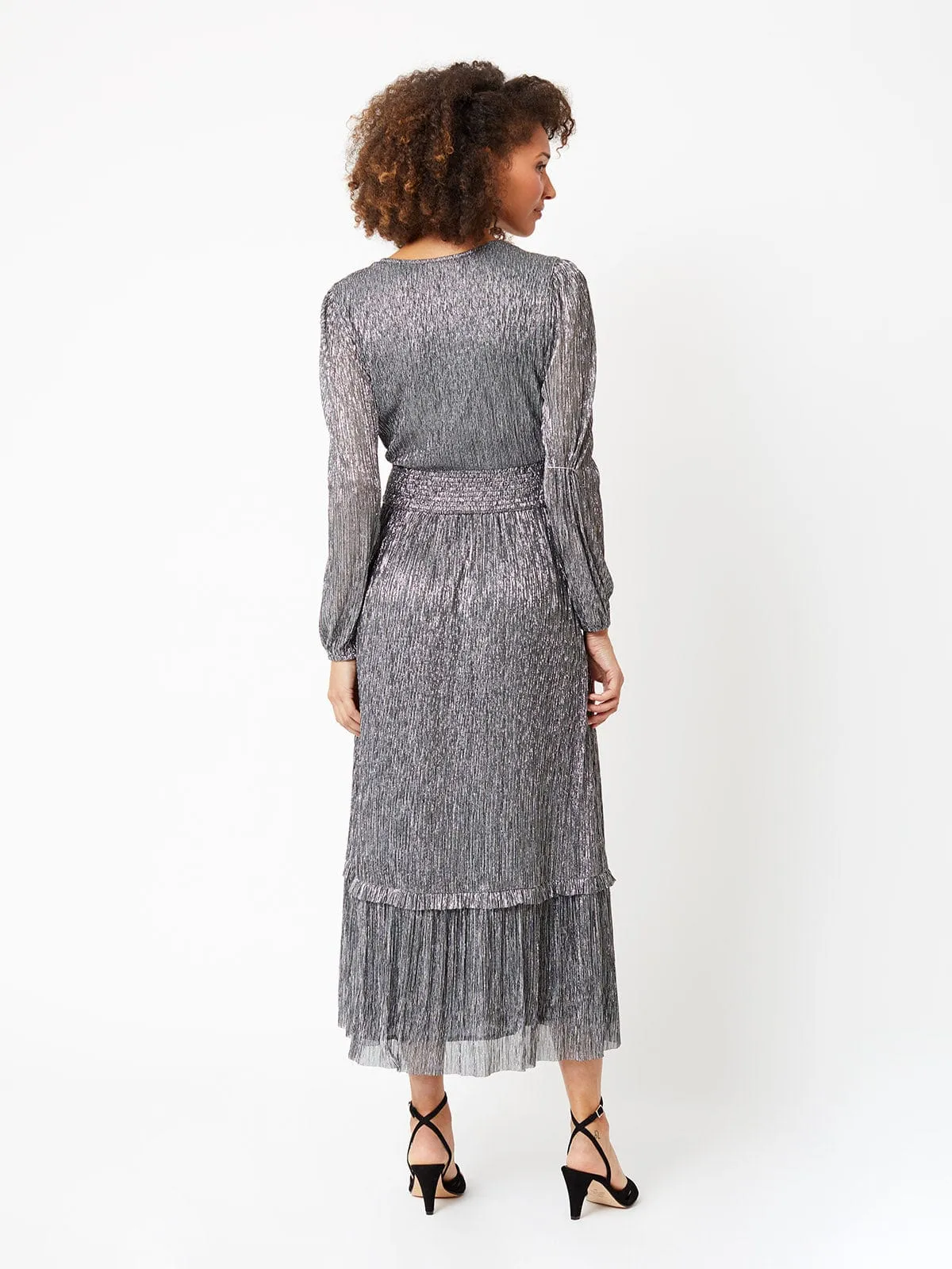 Matilda Lurex Dress- Silver sold by iris product image thumbnail 2