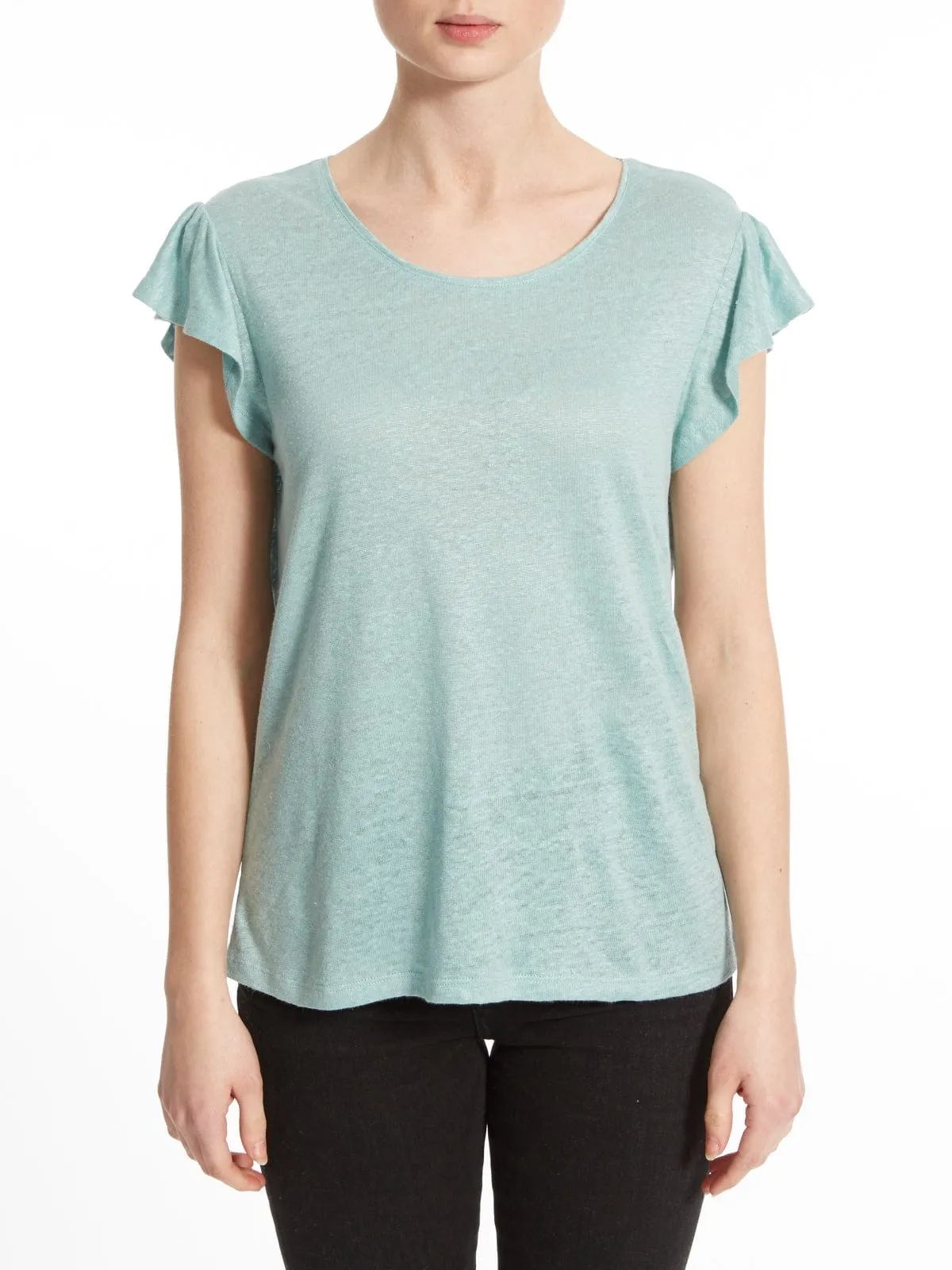 Rae Frill Sleeve Tee sold by iris product image thumbnail 3