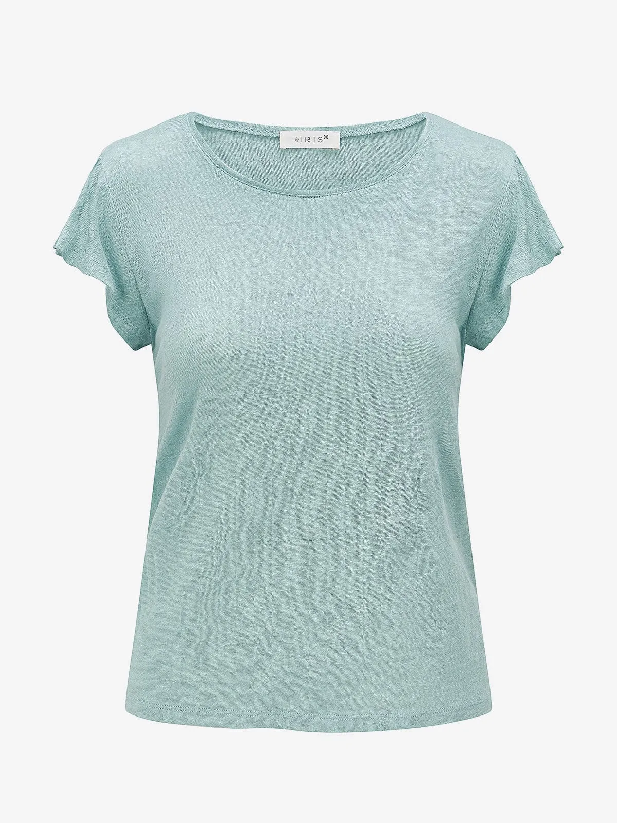 Rae Frill Sleeve Tee sold by iris