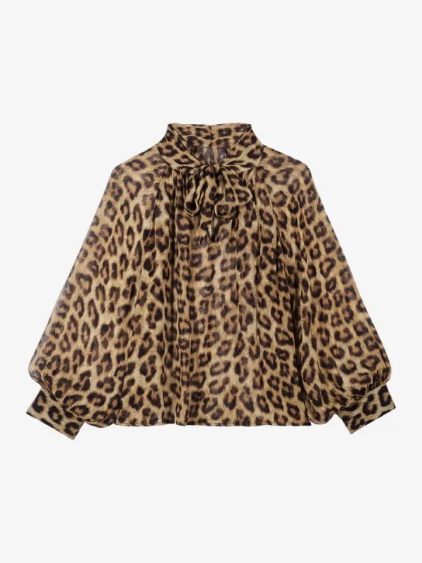 Floe Leopard Print Blouse made by iris