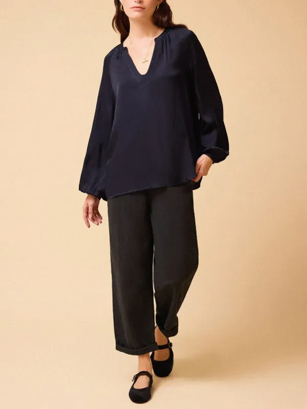 Tigia Top - Blue made by iris