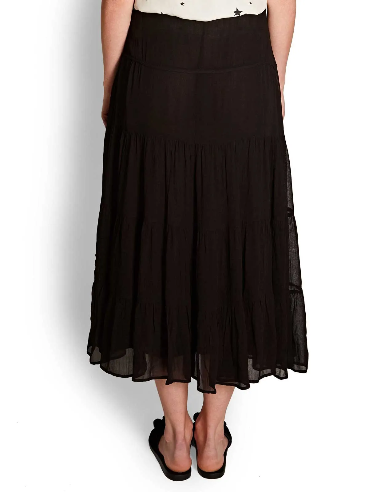 Jamie Midi Tiered Skirt sold by iris product image thumbnail 4