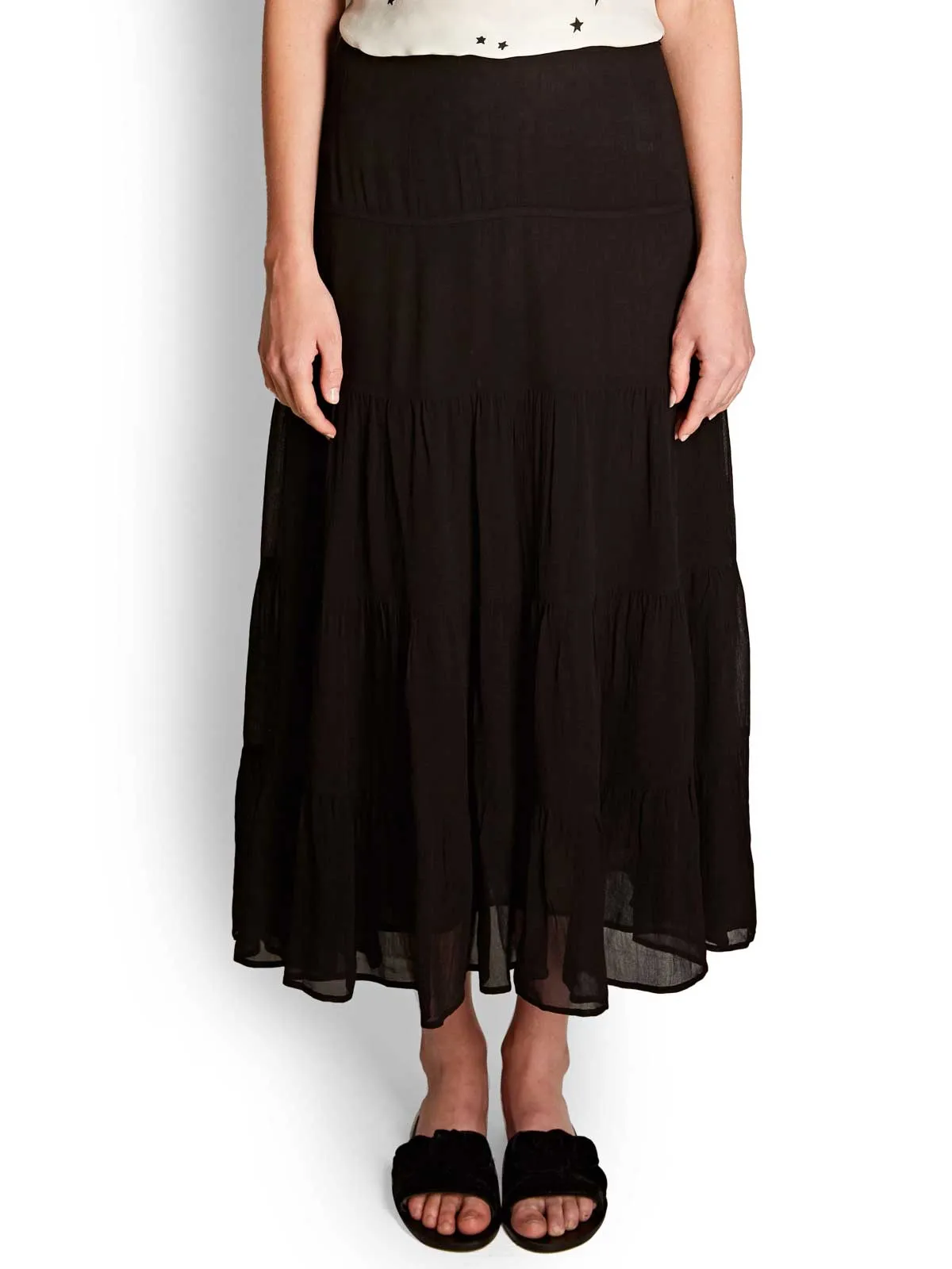 Jamie Midi Tiered Skirt sold by iris product image thumbnail 3