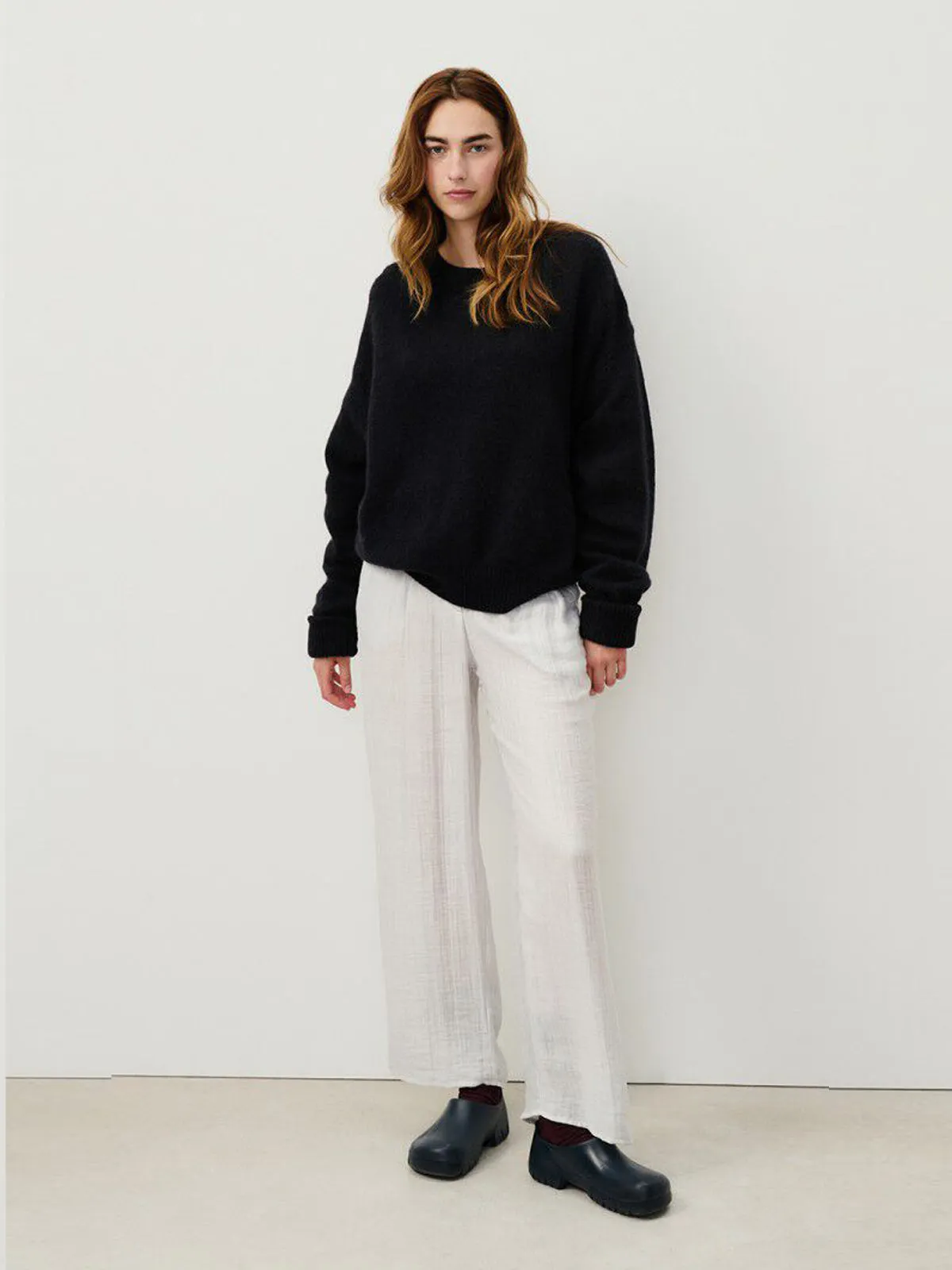 Vitow Cloud Knit Jumper – Black sold by iris product image thumbnail 4