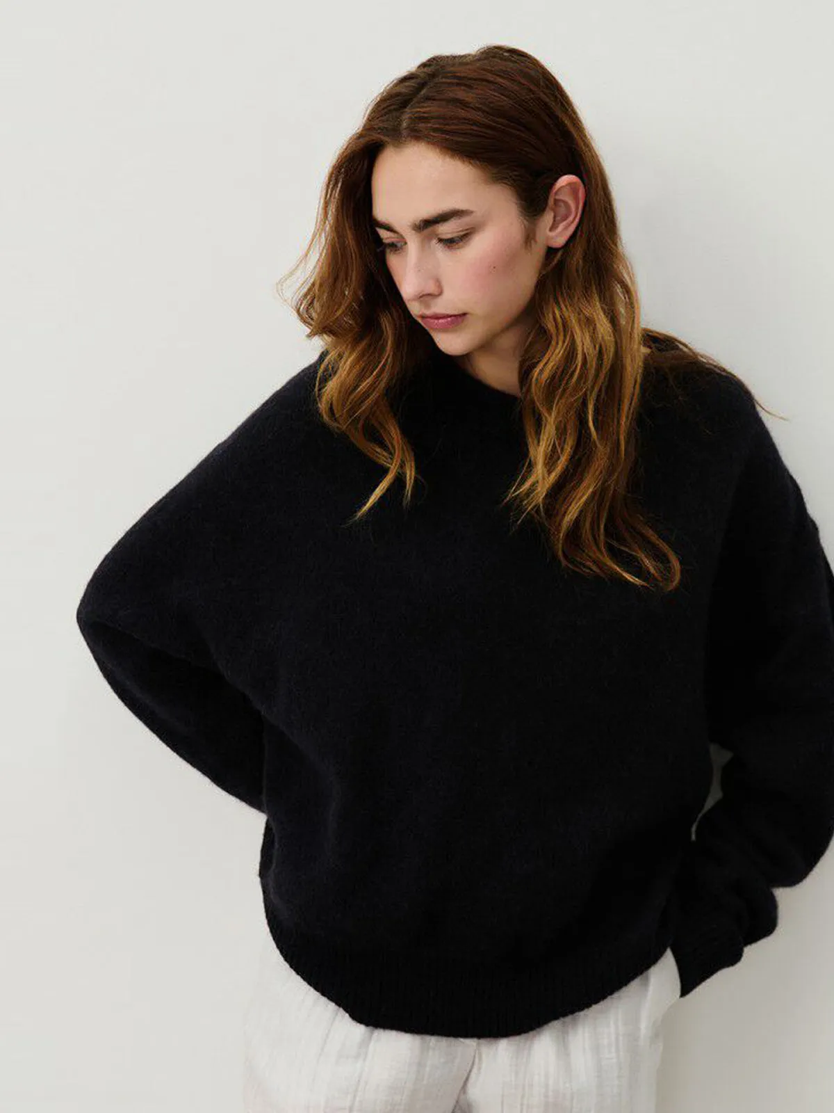 Vitow Cloud Knit Jumper – Black sold by iris product image thumbnail 2