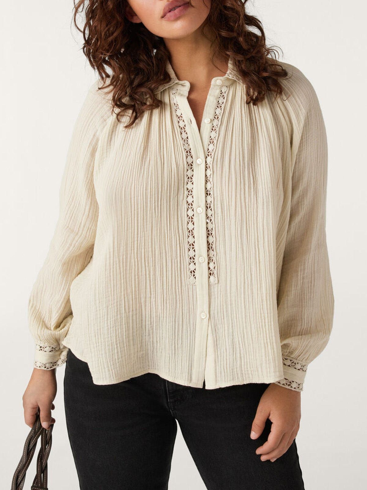 Sohelia Shirt- Cream sold by iris product image thumbnail 2