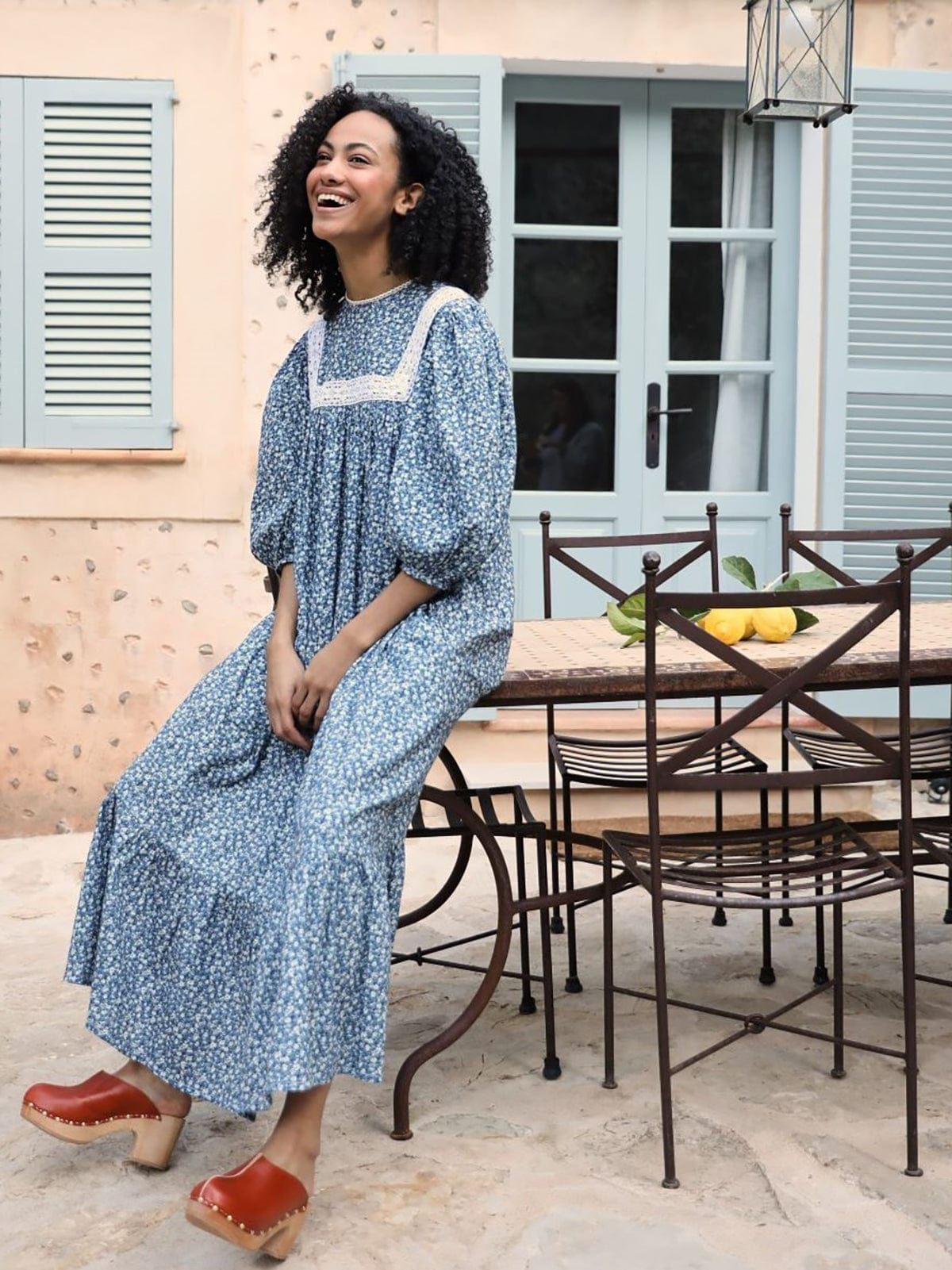 Rowan Ditsy Dress sold by iris