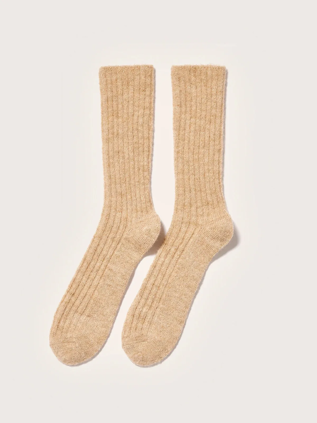 Sito Lurex Socks - Beige sold by iris